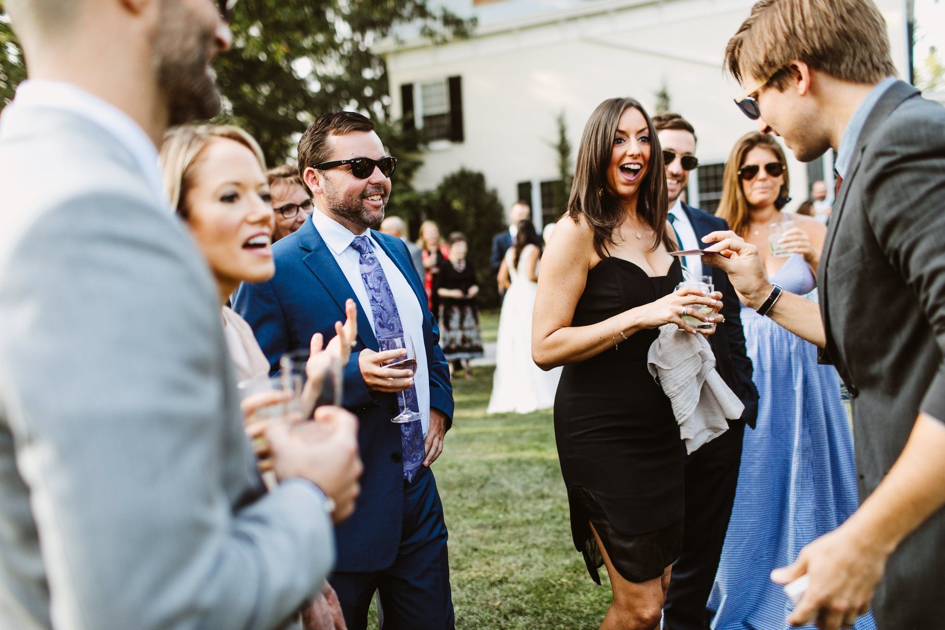 entertaining the guests