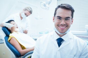 Dentist And Patient — Naples, FL — Bradley Piotrowski, DDS, MSD, LLC