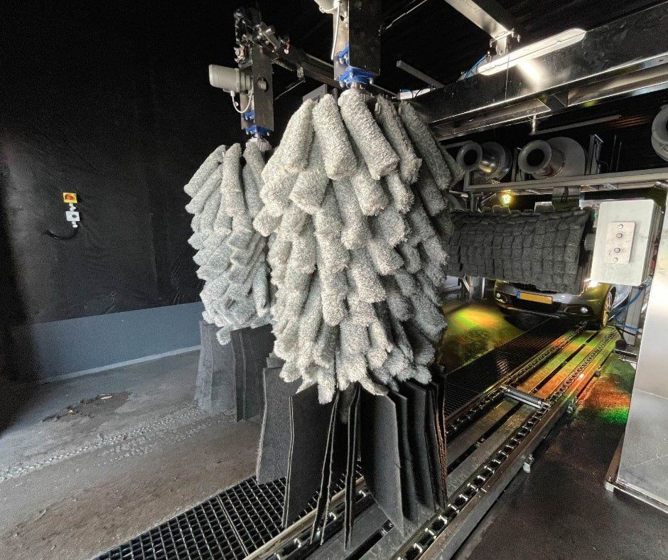 Sidebrush car wash brushes  microdry