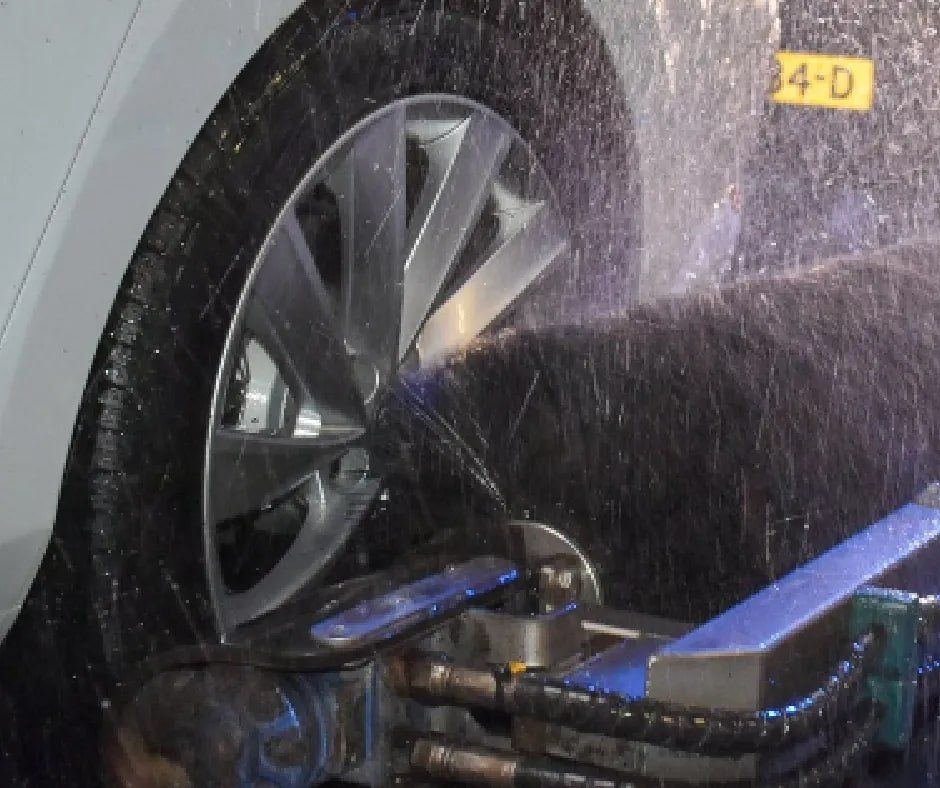 wheel brush polyethylene car wash