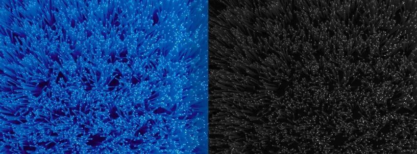 Polyethylene car wash wheelbrush material