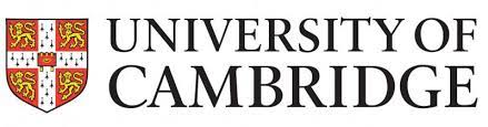 A logo for the university of cambridge with a coat of arms