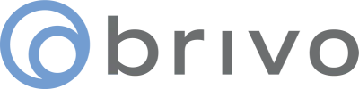 Brivo logo with a blue circular icon and gray wordmark