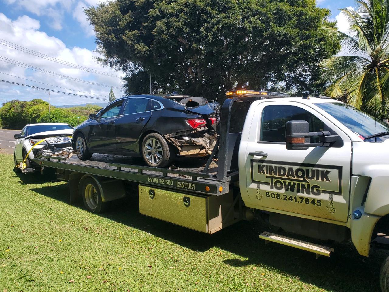 Red Tow Truck — Lihue, HI — KindaQuik Towing