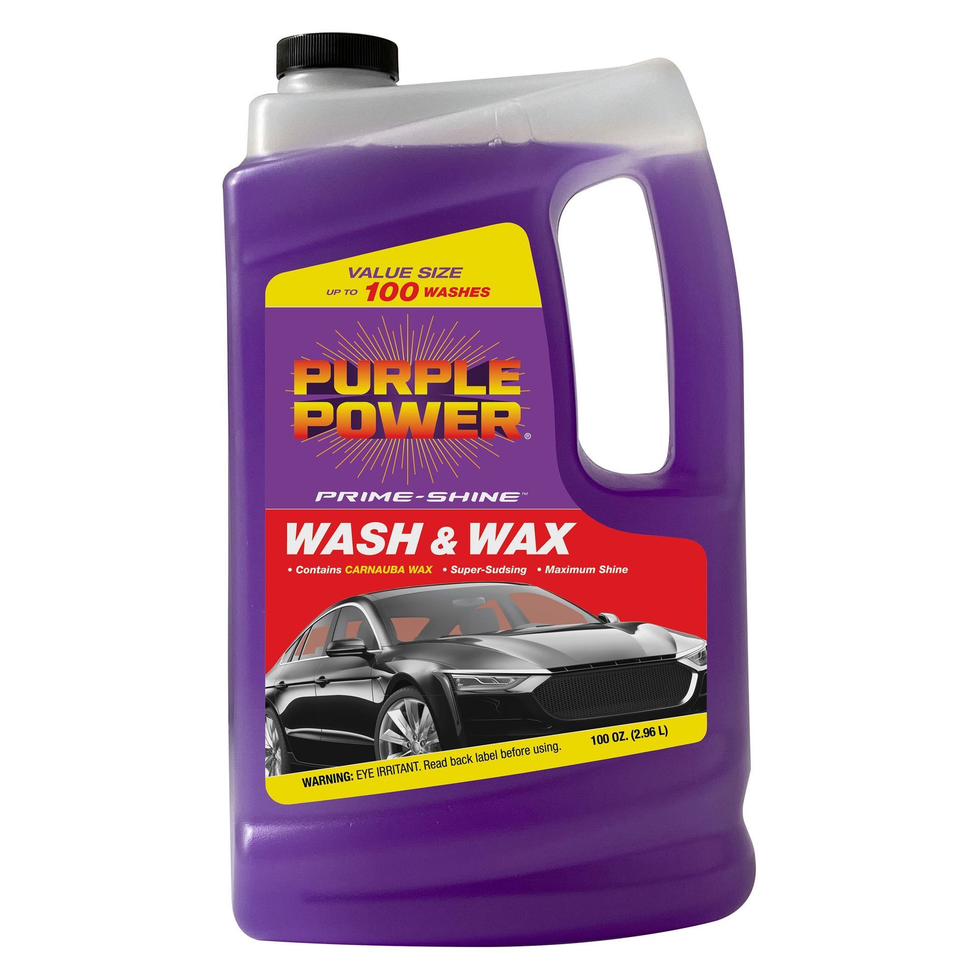 Purple Power Wash Wax 100oz Prime Shine