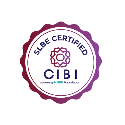 Graphic with blue and white elements. Text states 