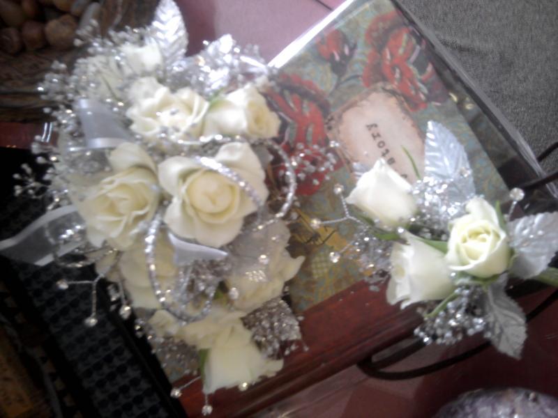 Corsage — White Rose Corsages for Prom in Houston, TX