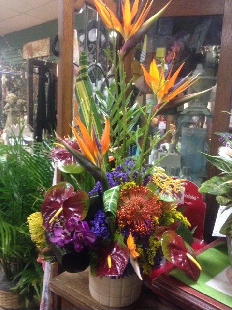 Custom Arrangements — Exotic Flowers in an Arrangement in Houston, TX