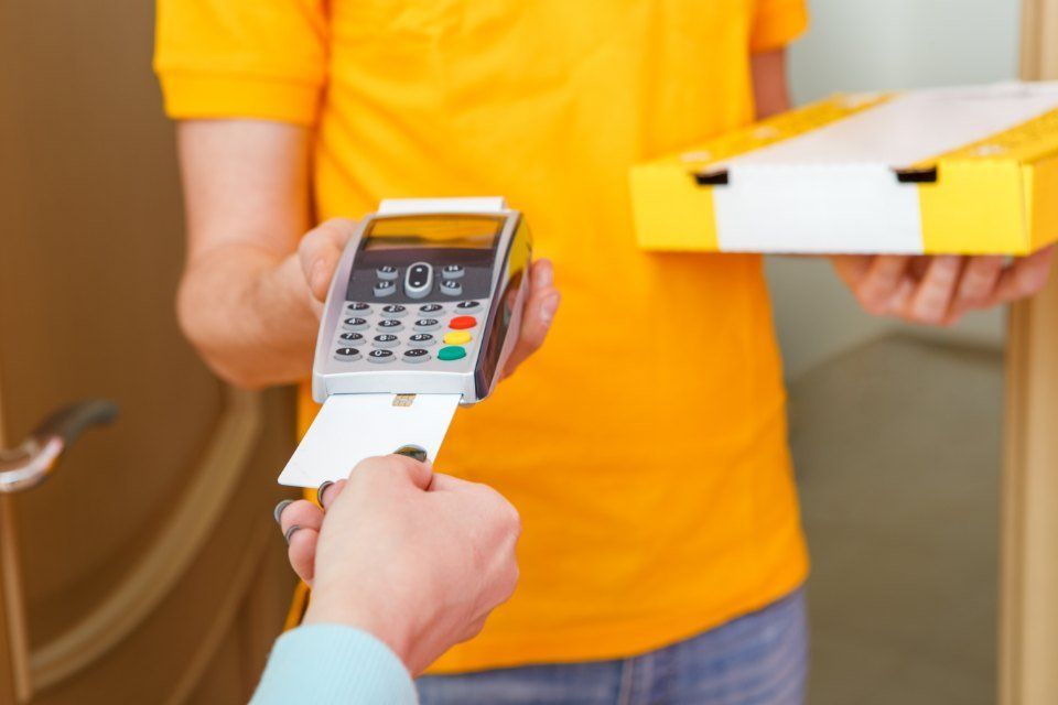 Pagamento con POS a domicilio