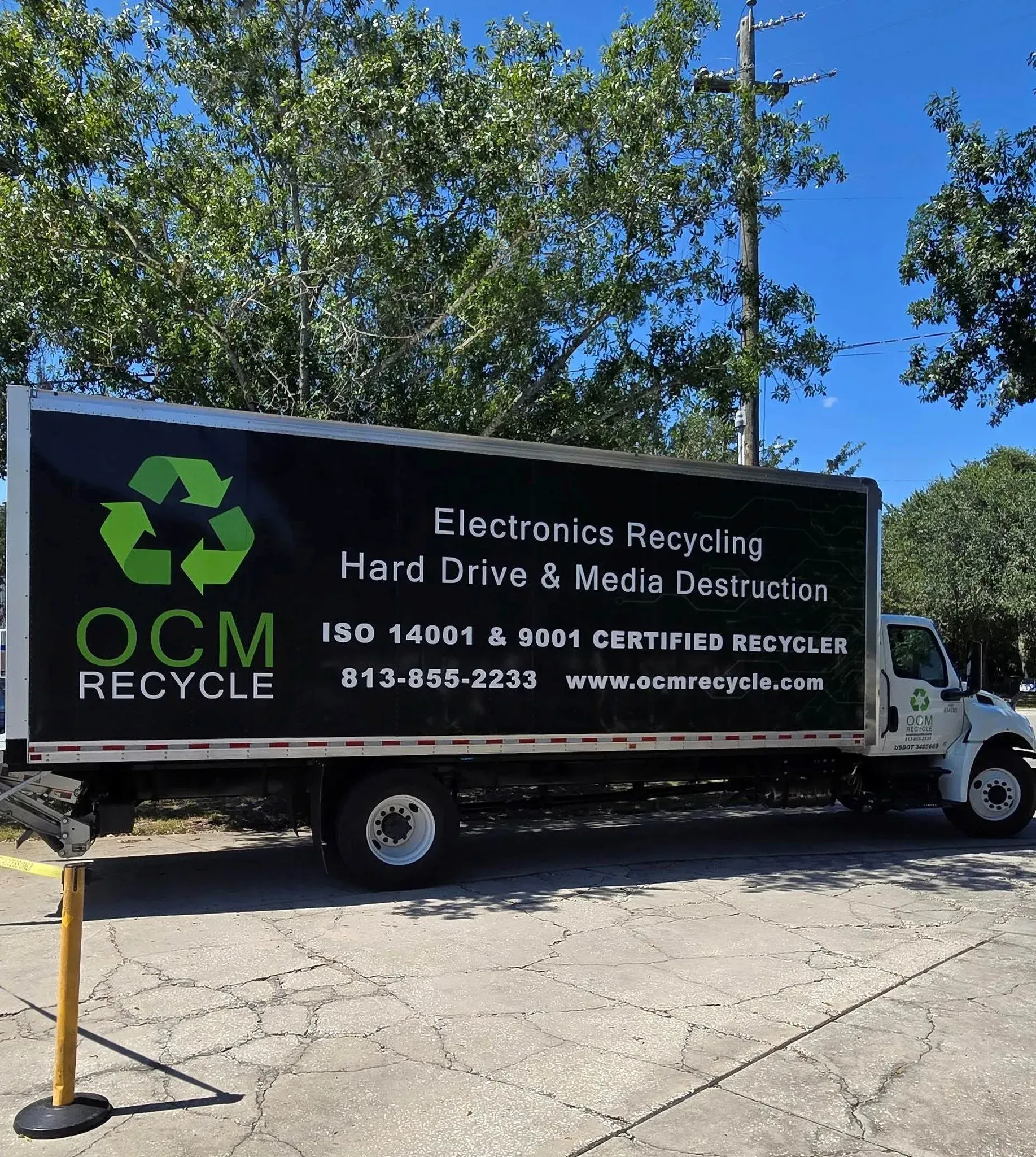 OCM Recycle offers reliable and professional data destruction services for peace of mind.