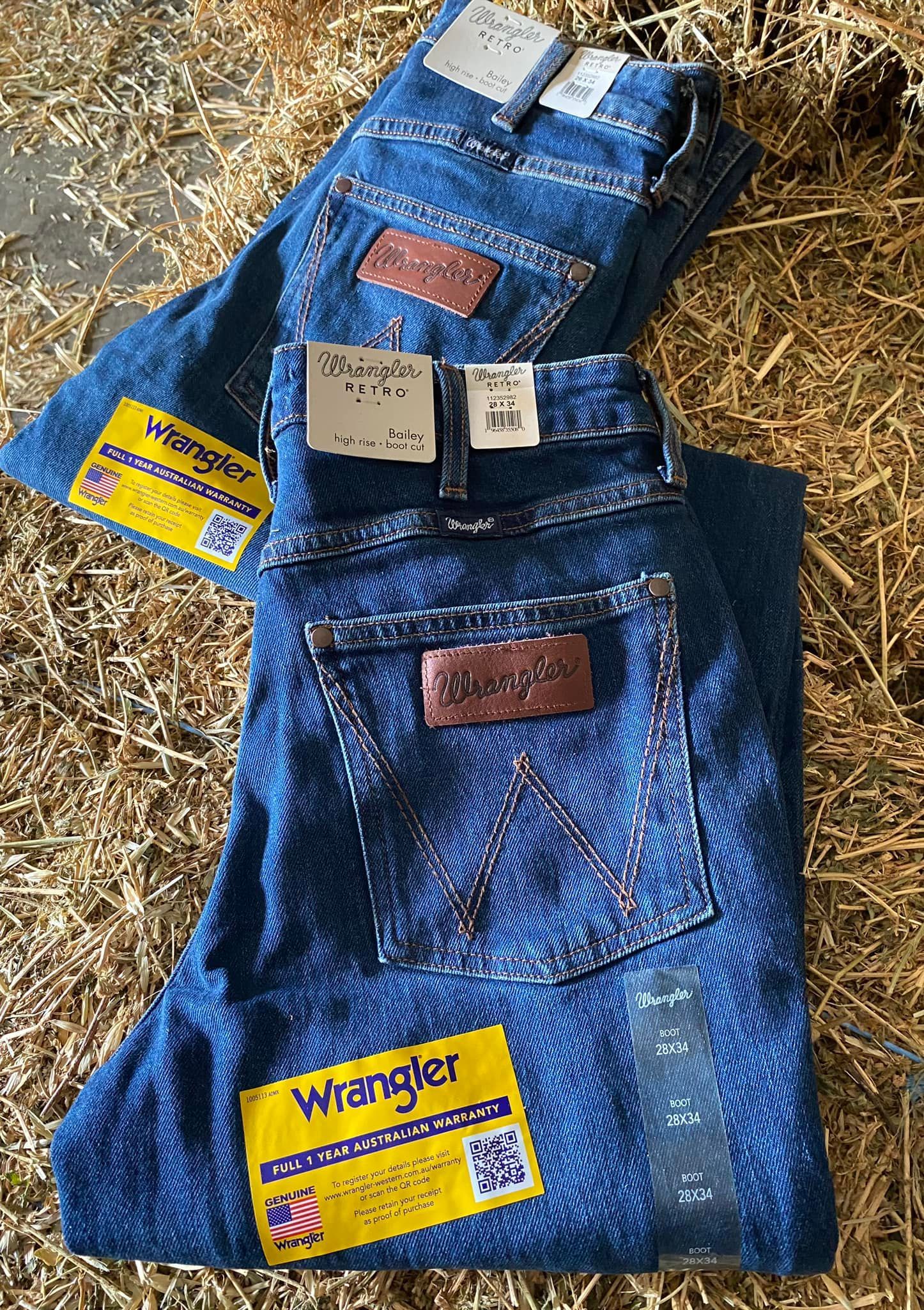 Two Pairs Of Wrangler Jeans — Wauchope Rural Centre In Wauchope, NSW