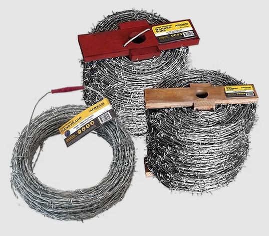 Three Rolls Of Wire Are Stacked On Top Of Each Other On A Grey Background — Wauchope Rural Centre In Wauchope, NSW