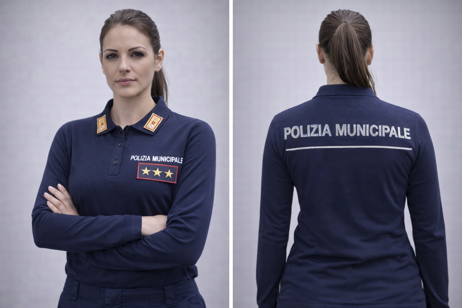 polo in cotone per tenuta operativa