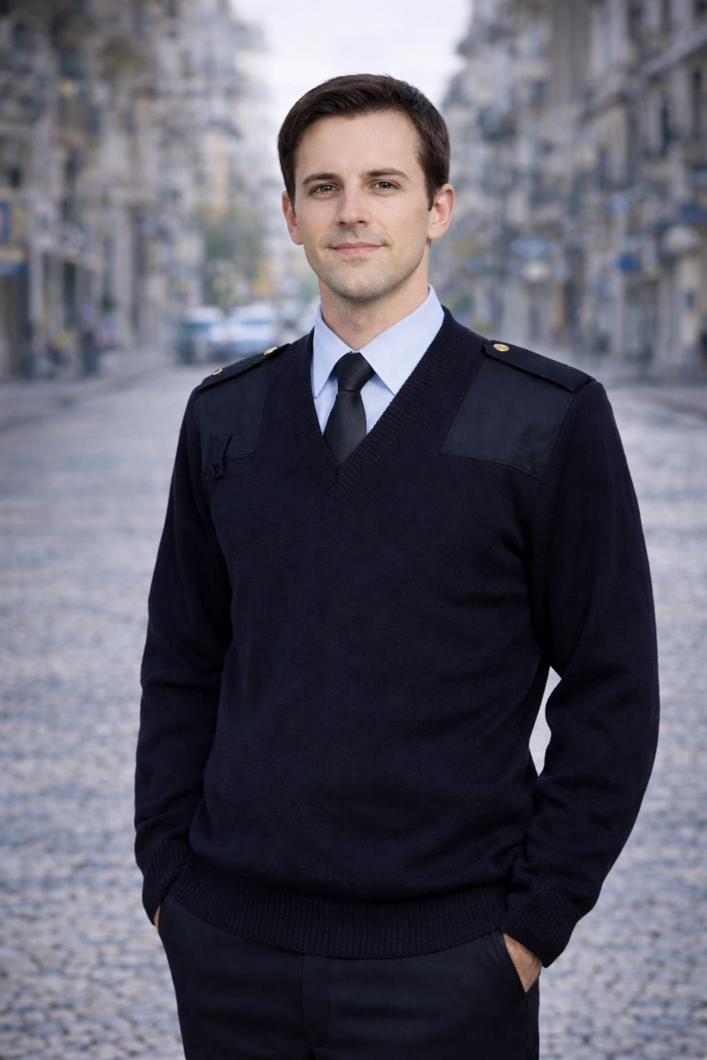 maglione uniforme polizia municipale