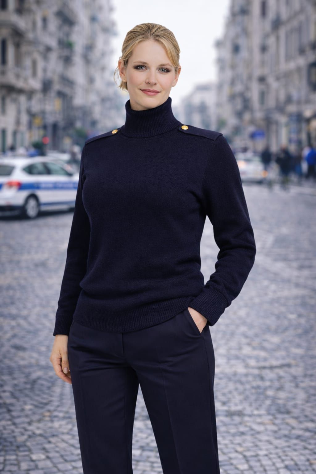 maglione uniforme polizia municipale