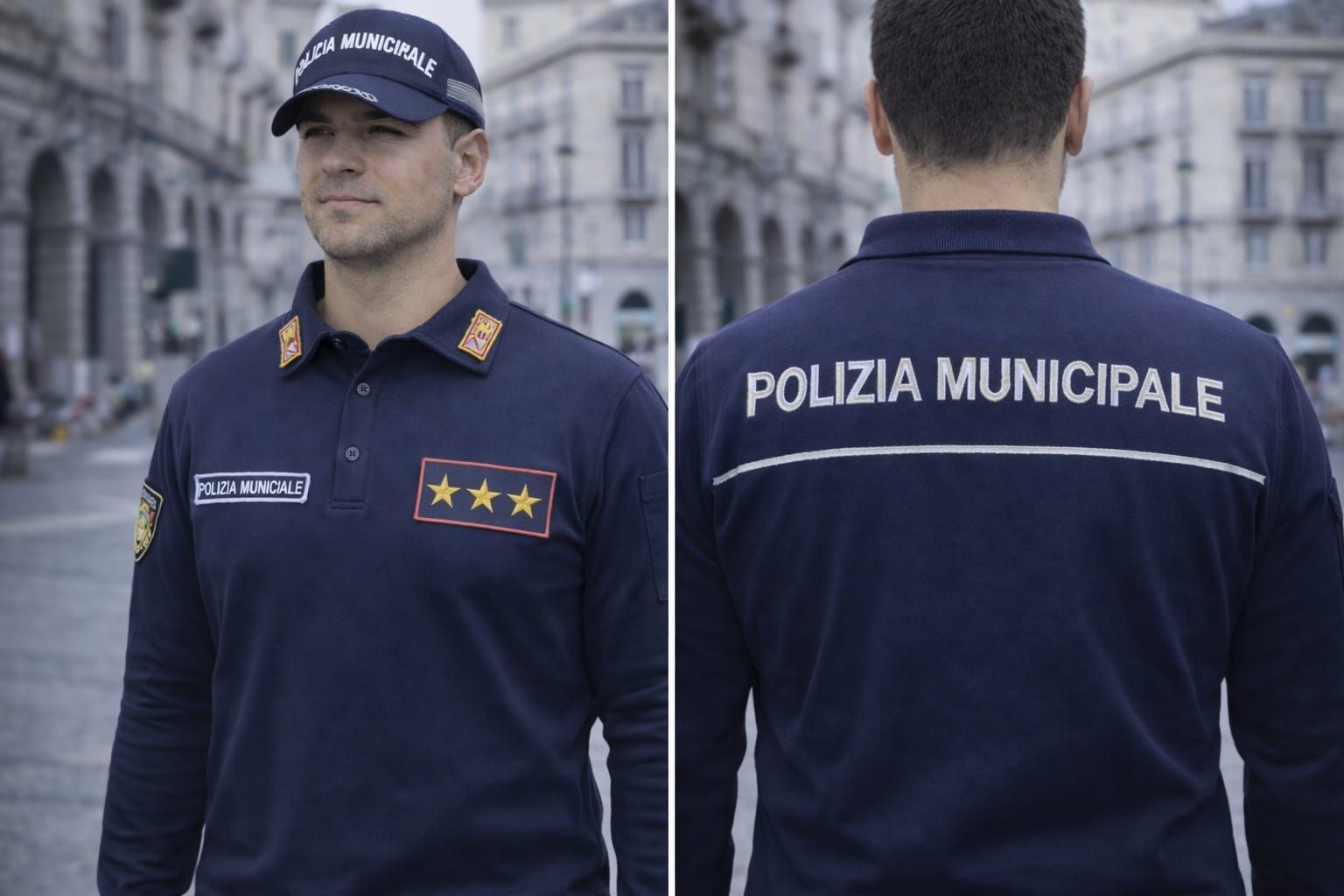 polo in cotone per tenuta operativa