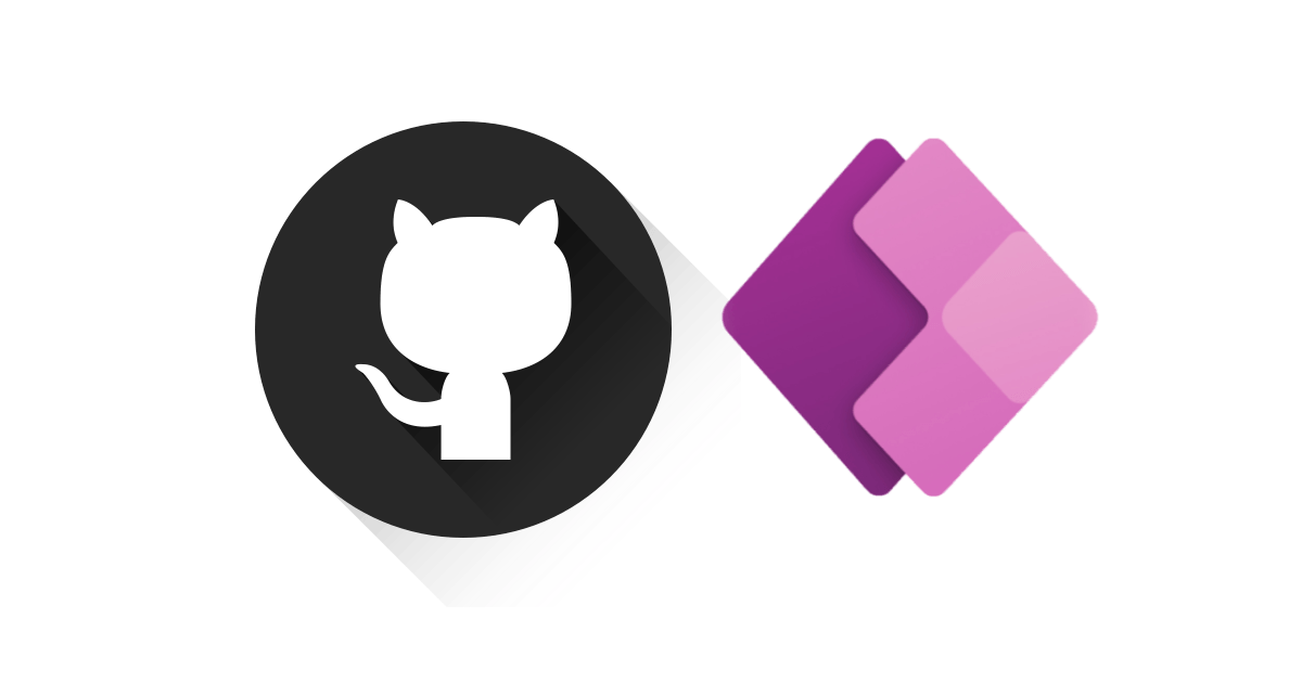 GitHub en Power Apps logo