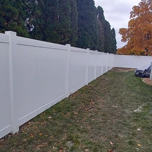 Long Fence — Griffith, IN — Rojas Fencing & Decking Long Fence — Griffith, IN — Rojas Fencing & Decking