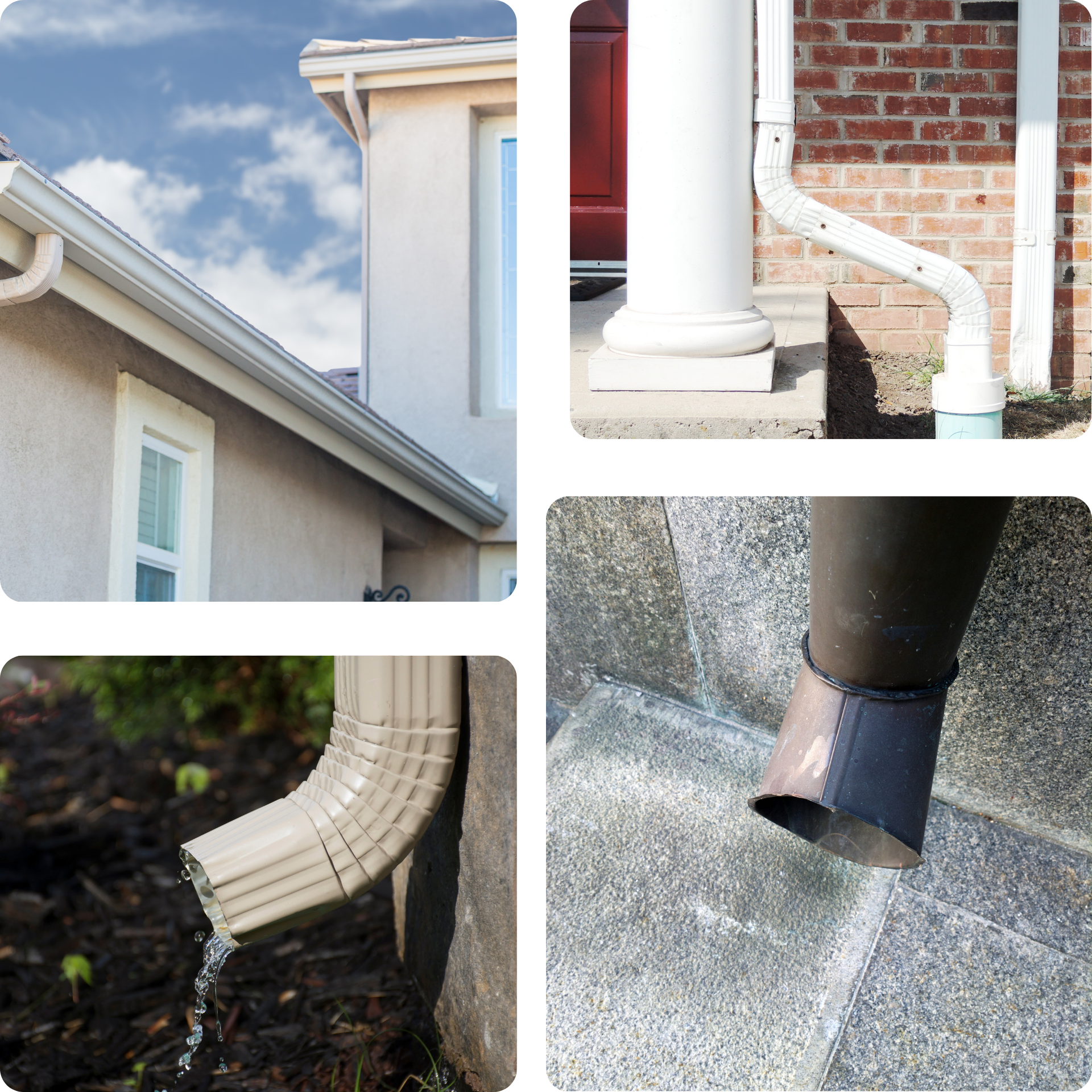 The Right Color - Four interior design images: café, living rooms with art and seating in various styles.