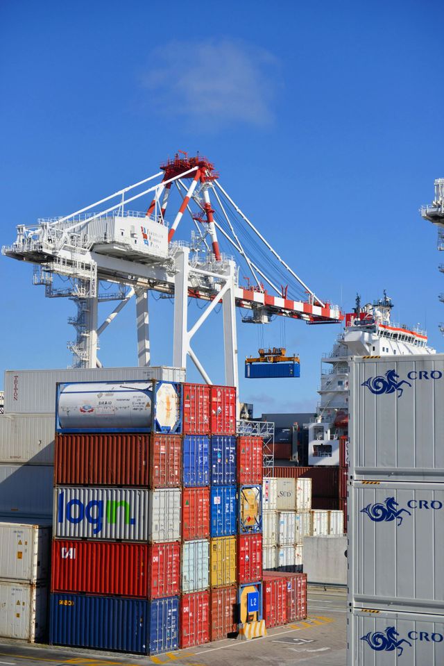 Cargo Containers Stacked at A Port Under a Blue Sky — Kerubin Logistics Inc in the Philippines