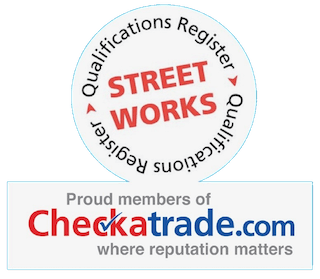 Key-line Contracting of Aldershot, Hampshire is Street Works Registered and a Proud Member of Checkatrade