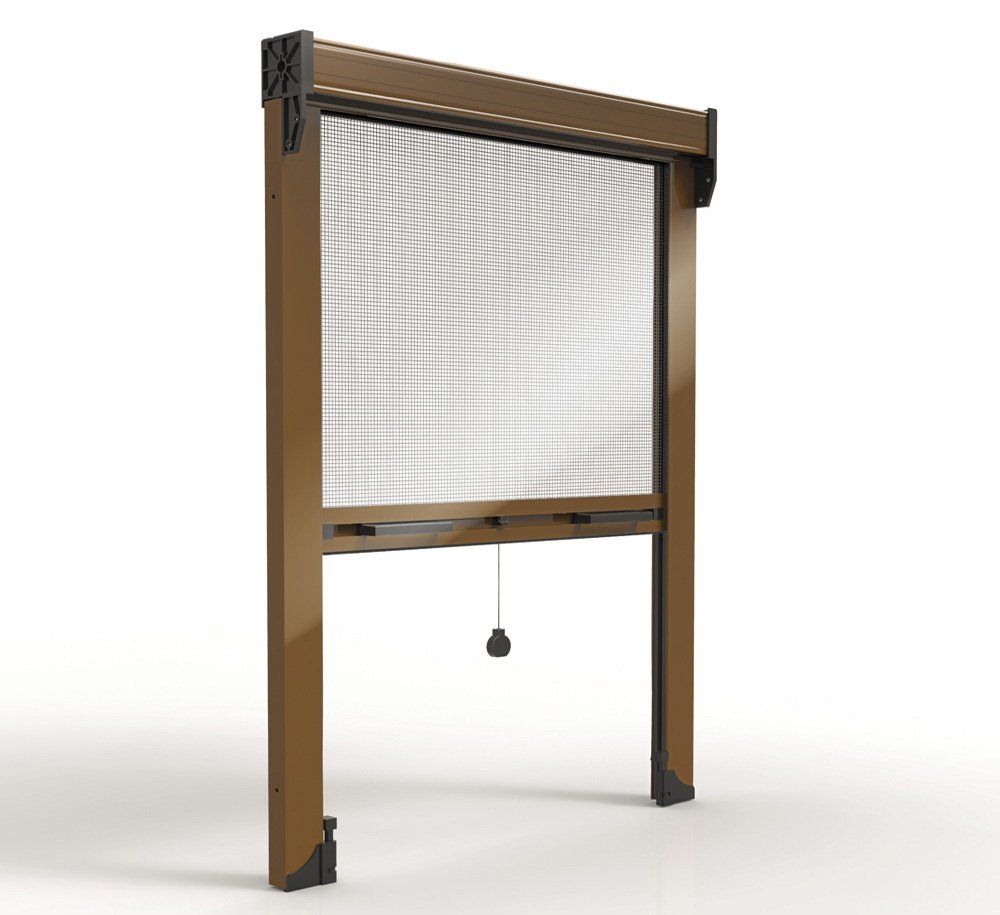 Zanzariera avvolgibile verticale a molla