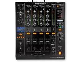 A picture of a pioneer dj mixer on a white background.