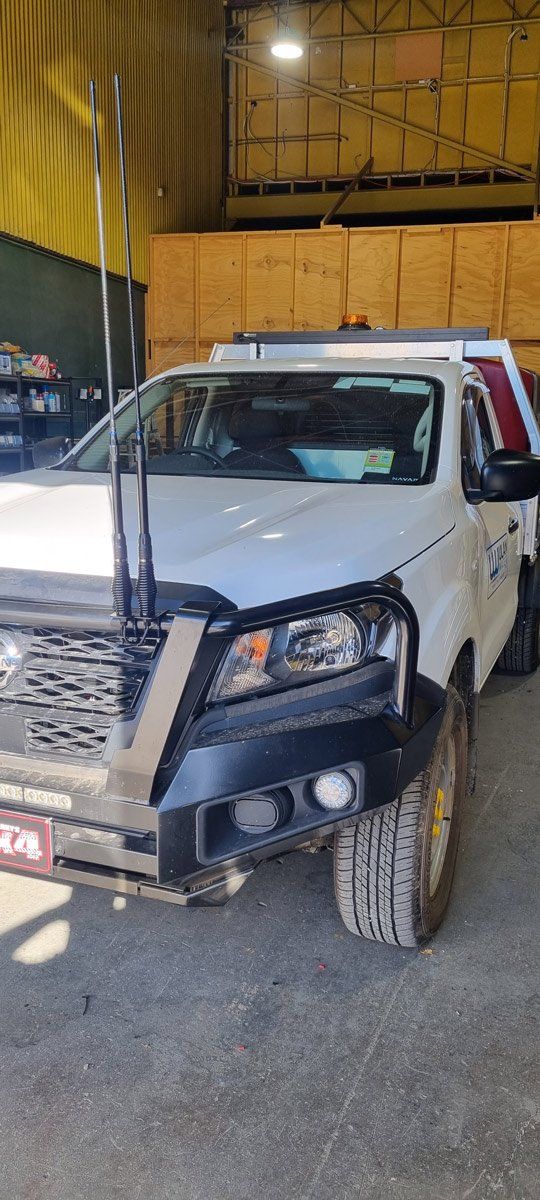 White 4x4 — Sparky's 4x4 Auto Electrical In Taminda, NSW