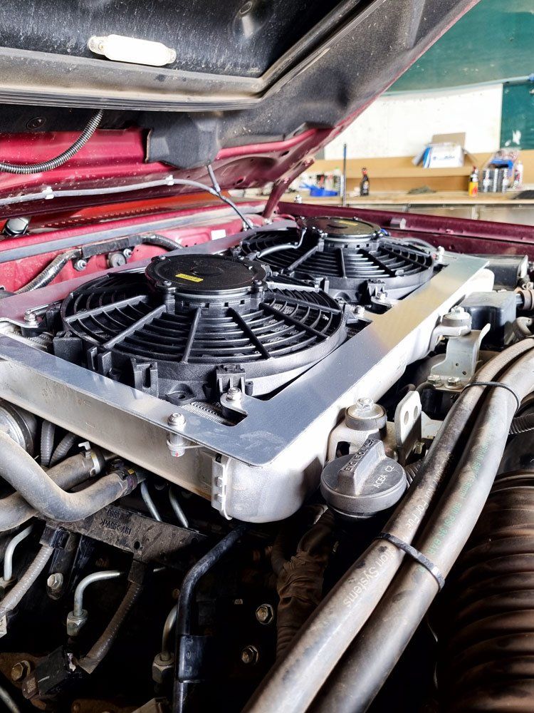 Twin Thermo Fans — Sparky's 4x4 Auto Electrical In Taminda, NSW