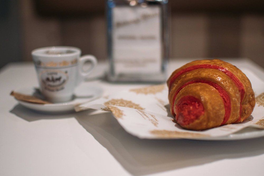 Servizio bar con paste fresche