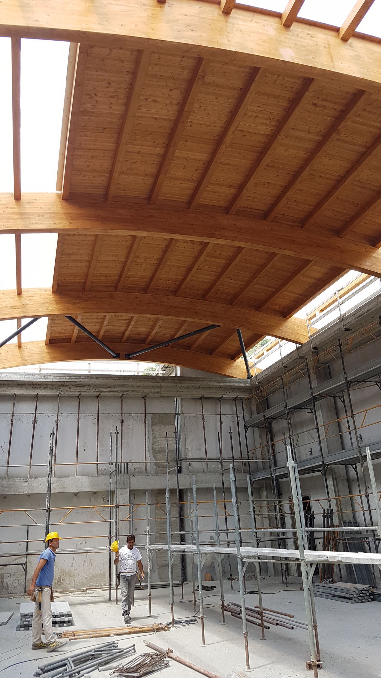 tetto in legno lamellare