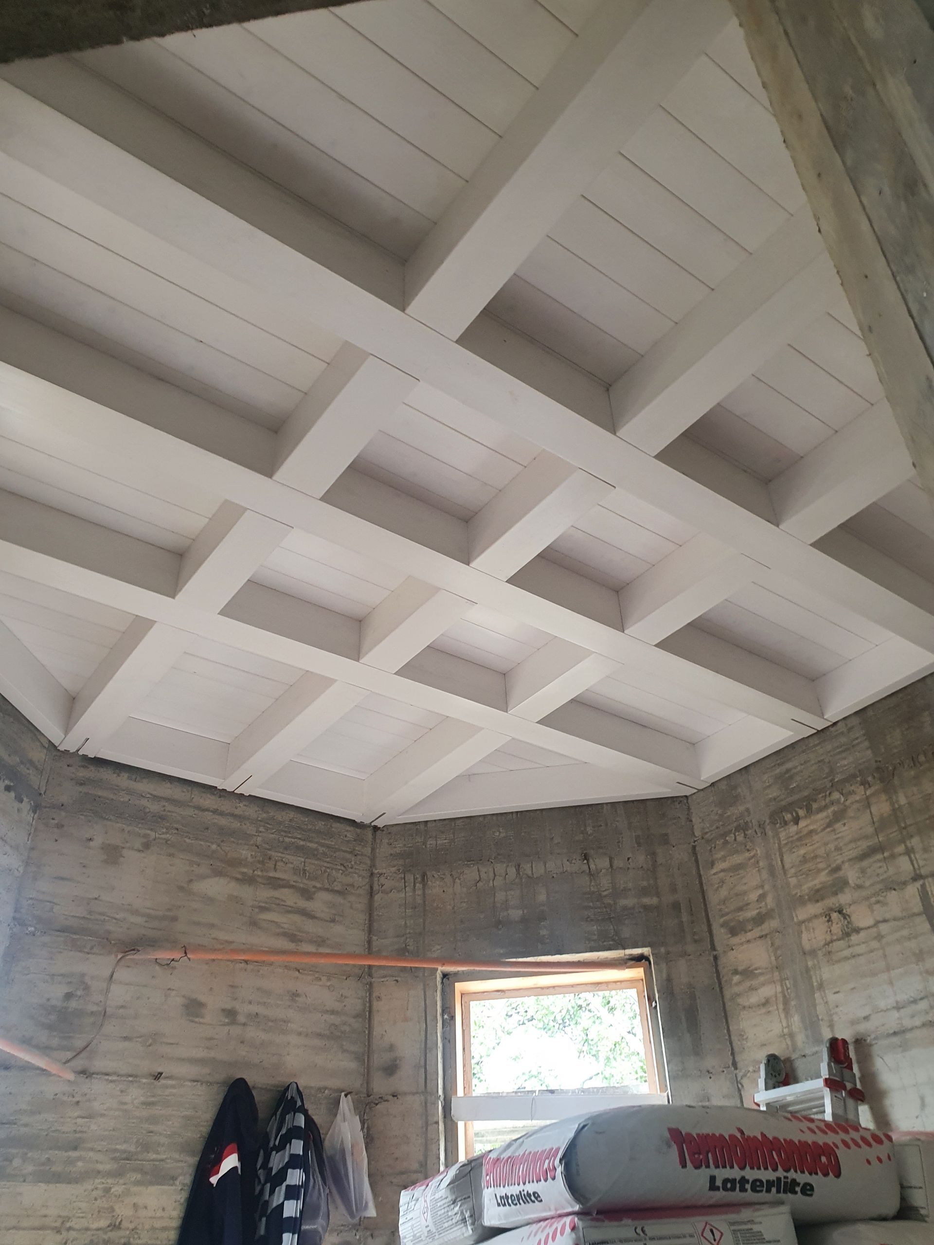 soppalco legno bianco