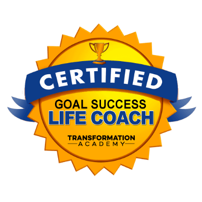 A certified goal success life coach transformation academy logo