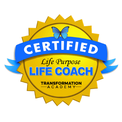 A certified life purpose life coach transformation academy logo