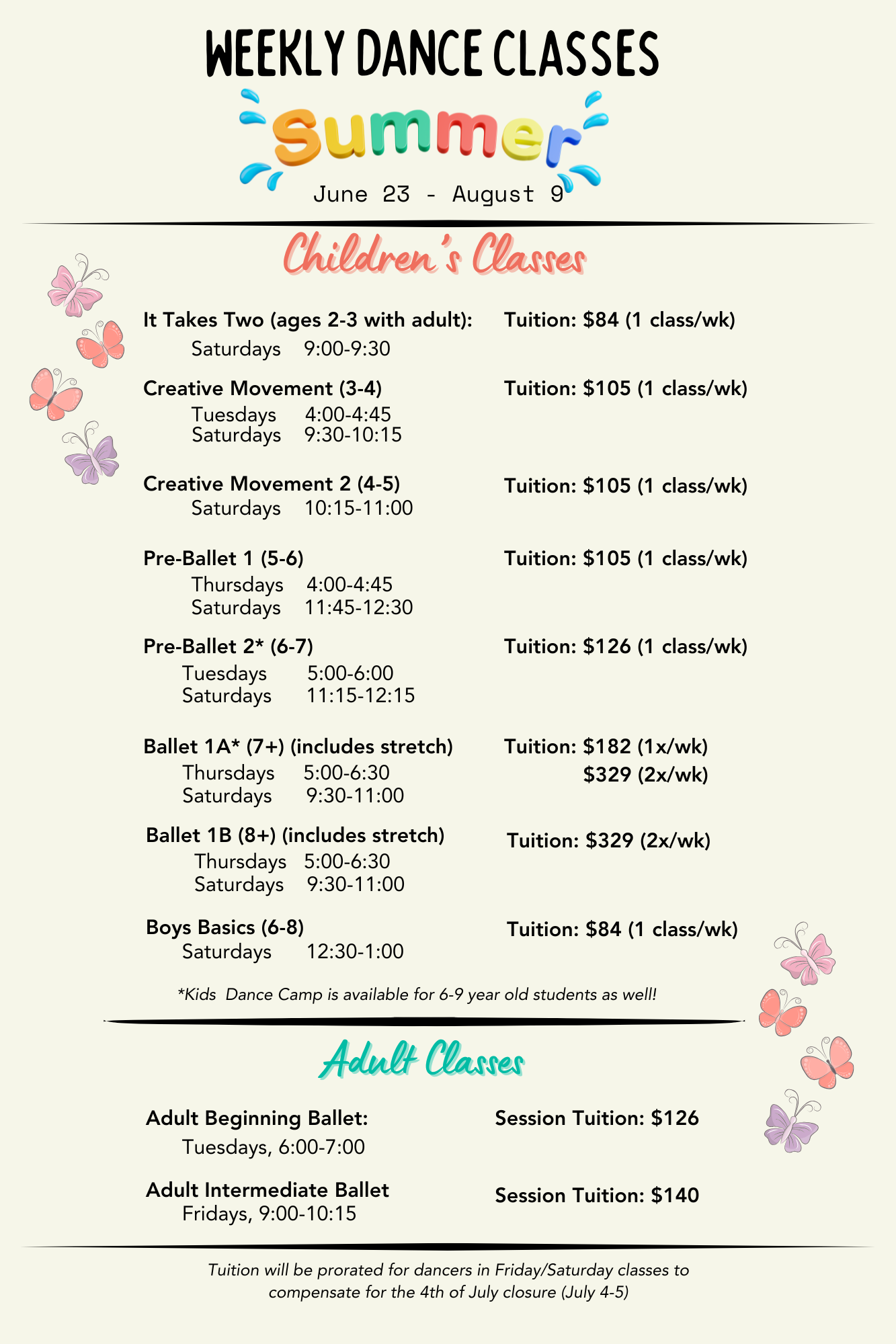 Ballet Program | Studio Roxander | Southern Oregon