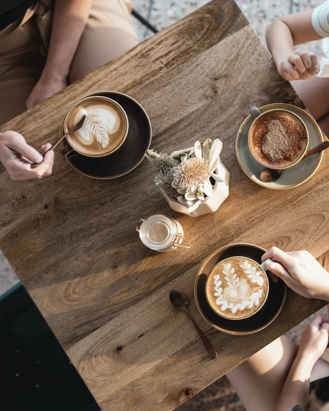 Coffee With Latte Art — Coffee & Kitchen in Ballina, NSW