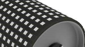 Pulley ceramic lagging