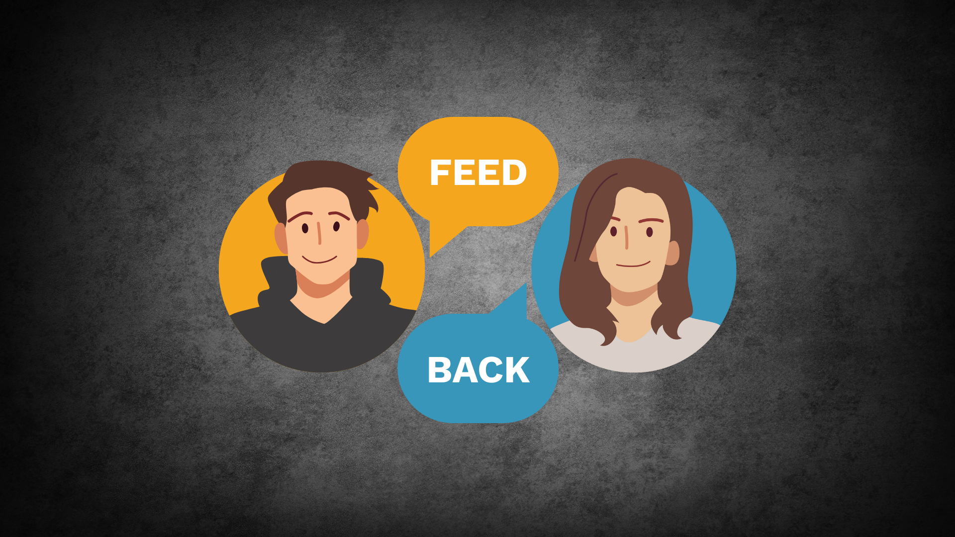 Feedback zwischen zwei Personen
