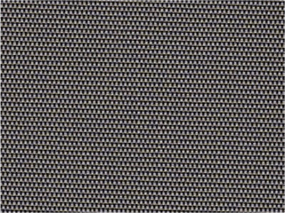 A close up of a gray mesh screen on a white background.