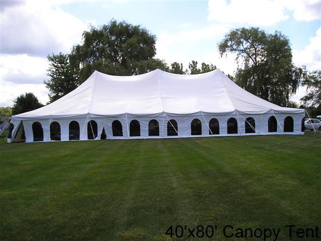 Party Planning — White Tent in Goodrich, MI