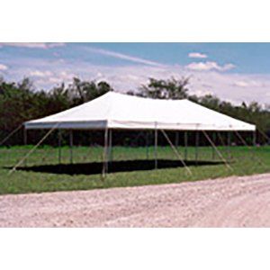 Valley Tent — 20'x40' Pole Tent White in Goodrich, MI