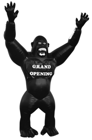 Inflatable Gorilla — 17' Inflatable Gorilla in Goodrich, MI