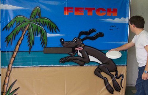 Fetch Frisbee Toss Rental — Fetch Frisbee Toss Game in Goodrich, MI