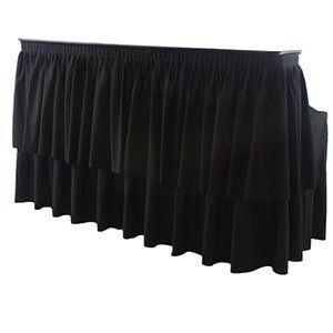 Valley Table & Chairs — Black Skirting in Goodrich, MI