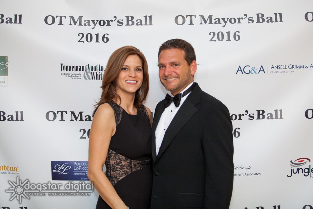 Couple posing at the 