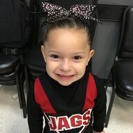 Child in black and red 