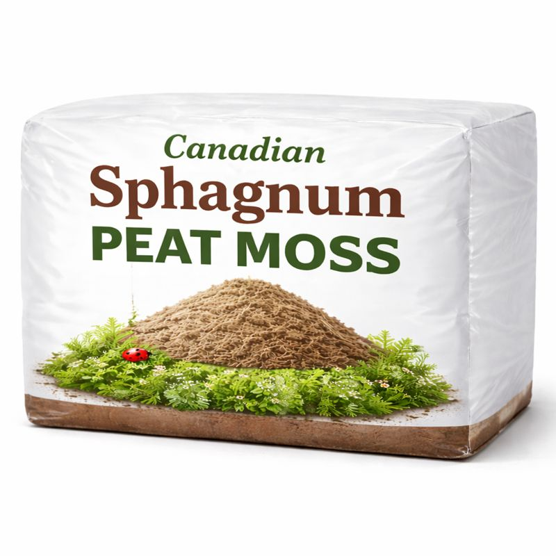bale of Canadian spagnum Moss