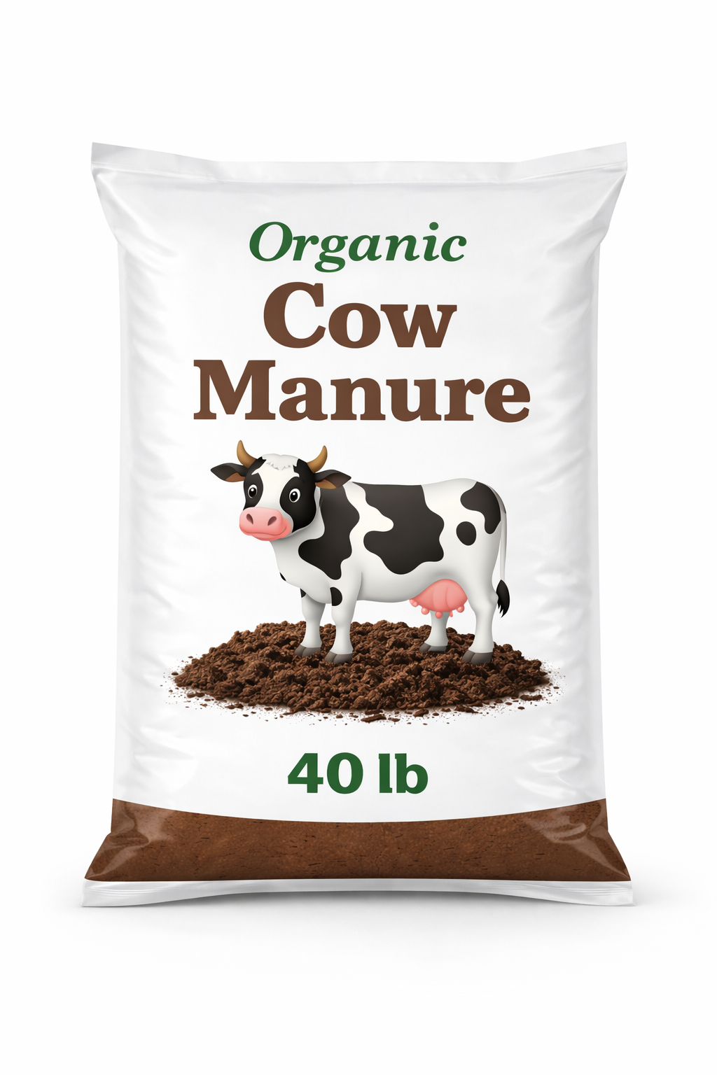 bag of cow manure
