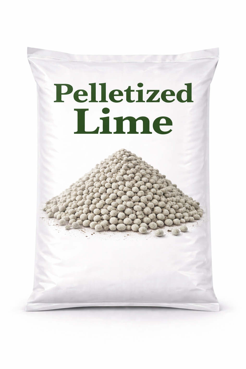 Bag of pelletized Lime