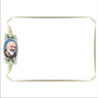 manifesto funebre decorazione classica